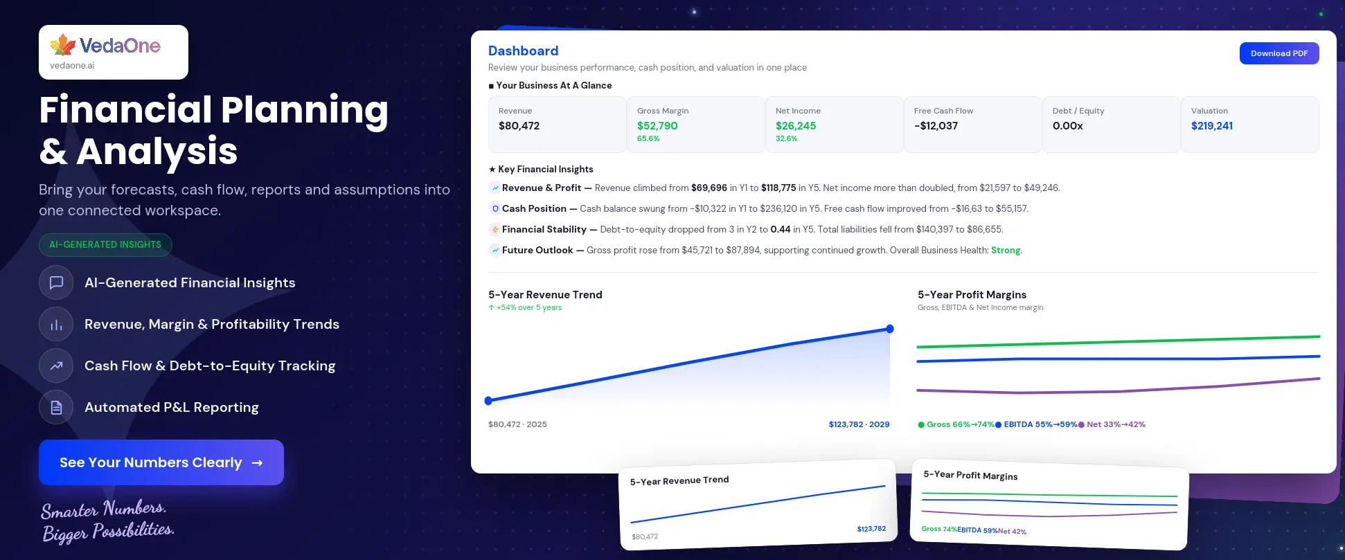 vedaone AI financial planning & analysis